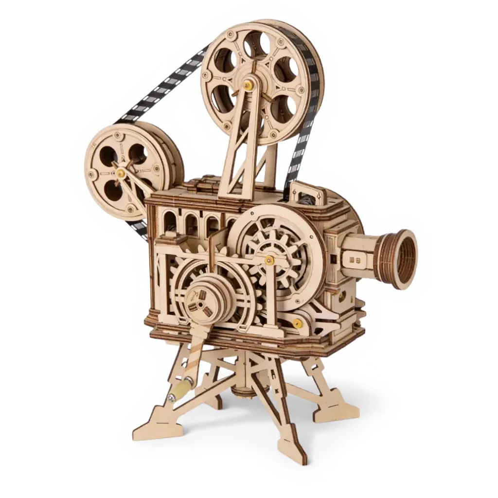 Wooden 3D Movie Projector puzzle model